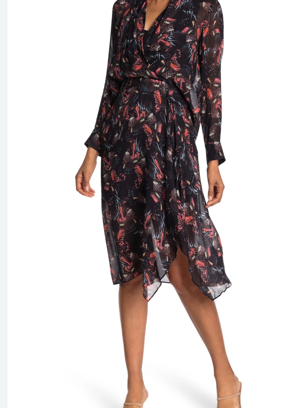All Saints Valero Flutter Dress 2 NWT